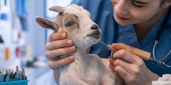 baby goat trauma to teeth treatment