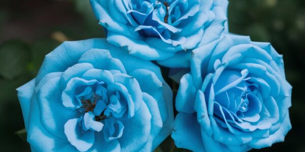 blue roses