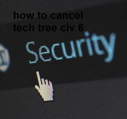 how to cancel tech tree civ 6